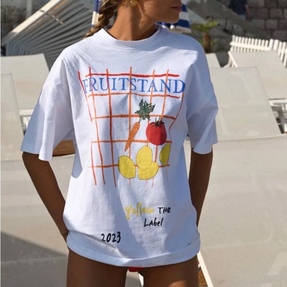 Yellow The Label Marketplace T-Shirt